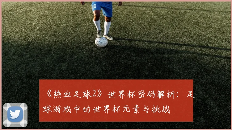《热血足球2》世界杯密码解析：足球游戏中的世界杯元素与挑战
